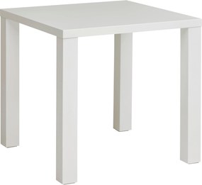 XXXLutz JEDÁLENSKÝ STÔL, biela s vysokým leskom, 80/80/75 cm P & B - Stoly - 002858001901