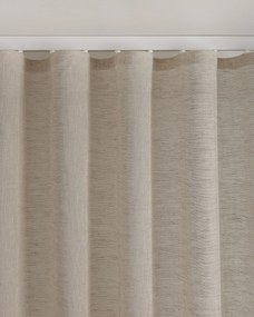 Zaves s riasením WAVE farba produktu béžová látka polopriehľadný, zapletaná, ľanová