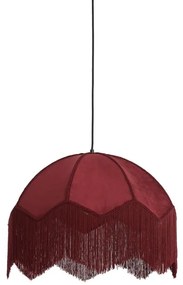 Vínové závesné svietidlo s textilným tienidlom ø 60 cm Malacia – Light &amp; Living