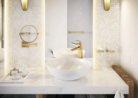 Hansgrohe AddStoris, miska na mydlo, leštený vzhľad zlata, HAN-41746990