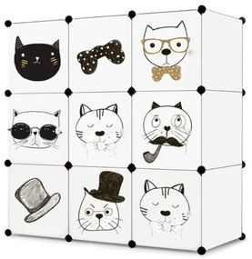 Detská modulárna skriňa Cat