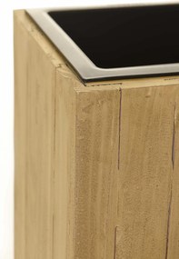 Drevený kvetináč ELEMENTO, drevo, šírka 90 cm, hnedá