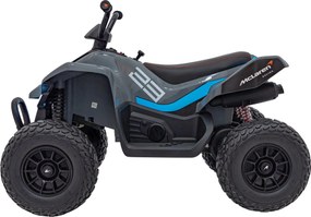 Ramiz McLaren Racing MCL 35 detská štvorkolka šedá + diaľkové ovládanie + pomalý štart + EVA + LED audio