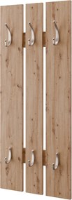 Šatníkový  panel na stenu Panelo, dub artisan
