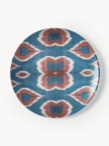 Ručne vyrobená porcelánová podložka pod tanier Ikat