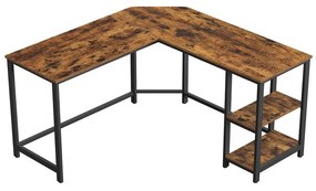 Rohový kancelársky stôl VASAGLE LWD72X