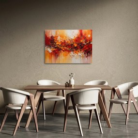 Sklenený obraz - Abstrakcia (70x50 cm)