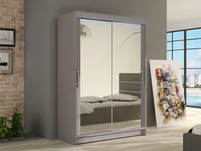 Skriňa Ada VII, Farby: kašmír, Osvetlenie: osvetlenie LED RGB - farebné