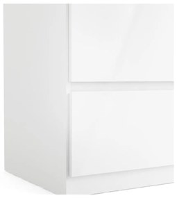 Biela šatníková skriňa 99x201 cm Naia - Tvilum