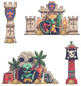 Arty Toys - Veľké puzzle - Bitka - 30 ks