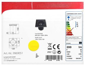 Lucande Lucande - LED Vonkajšie zápustné svietidlo DORIS LED/6W/230V IP67 LW0328