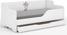 Wooden Toys Detská posteľ LILU 160x80 SARENKA S MATYLKOM