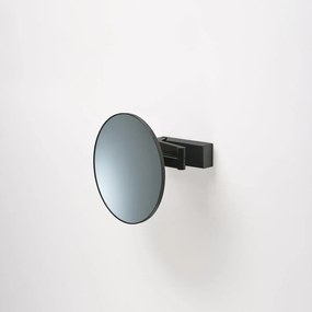 Zväčšovacie kozmetické zrkadlo 5x Vision R Unlit nástenné čierne matné