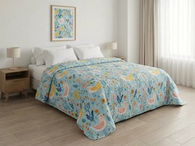 Prehoz na posteľ SPRING TWEET, farebný Rozmer: 170 x 210 cm