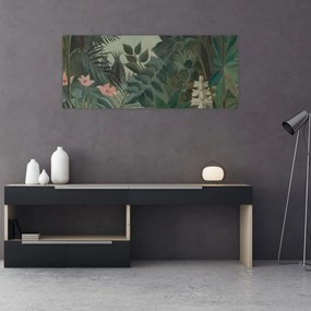 Obraz - Henri Rousseau, The Equatorial Jungle, reprodukcia (120x50 cm)