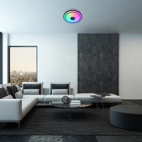 Rabalux 71030 - LED RGB Stmievateľné stropné svietidlo NIKOLAUS LED/24W/230V