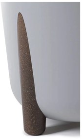 PLASTOVÝ KVETINÁČ MOSS ECO 25X26 CM SIVÁ