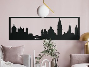 drevko Obraz Benátky panoráma Rozmer obrazu: 29,5 x 89 cm, Farba dekorácie: Čierna