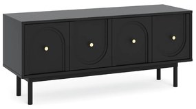 TV stolek Mazoma 154 cm černý/zlatý