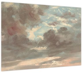 Obraz - John Constable, Cloud Study Stormy Sunset, reprodukcia (70x50 cm)