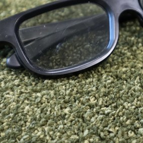 Metrážny koberec Feliz 026, na mieru, šíře 4m, zelená, filc, detská izba, ITC