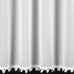 ZÁCLONA NA PÁSKE LILI 400X145 CM BIELA