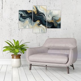 Obraz - Mramorovaná kresba (90x60 cm)