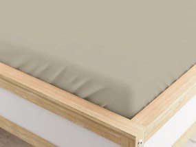 Napínacia plachta z mikrovlákna piesková 90 x 200 cm