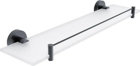 Nimco Polica s ohrádkou, 50 cm UNIX ČIERNA - UNC 13091BX-50-90