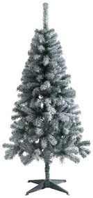 Livarno home Zasnežený umelý vianočný stromček, 150 cm + Svetelná LED reťaz, teplá biela + Ozdoby, zlaté  (800010998)