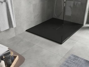 Mexen Hugo, SMC obdĺžniková sprchová vanička 120 x 100 cm, čierna matná, 42701012