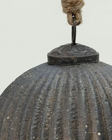 Sklenená ozdoba Rustic Black 10 cm