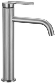 Rea Argon, vysoká umývadlová batéria h-295, brúsená oceľ, REA-B6450