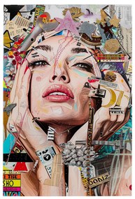 Artsy Portrait sklenený obraz 80x120 cm