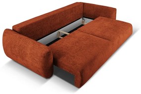 Oranžová pohovka 240 cm Matera – Cosmopolitan Design