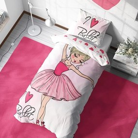 Bavlnené posteľné obliečky Sladké sny malej tanečnice - 100% bavlna Renforcé - 70x90 cm + 140x200 cm