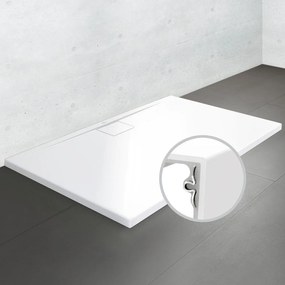 VILLEROY &amp; BOCH Architectura MetalRim obdĺžniková sprchová vanička akrylátová, štandardný model, protišmyk VilboGrip (C), 1200 x 700 x 48 mm, biela alpská, UDA1270ARA248GV-01