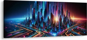 Obraz - Mesto budúcnosti (120x50 cm)