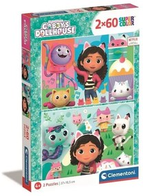 248049 Detské puzzle - Gabby´s dollhouse - Sada 2x60ks