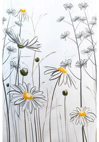 Textilný záves 120/200 W08441 Flower daisy