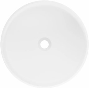 Mexen Onyx-01, voľnestojace umývadlo z konglomerátu 45x45x83 cm, biela matná, 26524500
