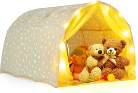 2v1 detský stan béžový