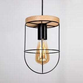 Spot-Light 184159104 - Luster na lanku NETUNO 1xE27/60W/230V dub