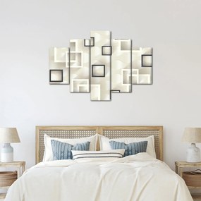 Geometrický abstraktný obraz (150x105 cm)