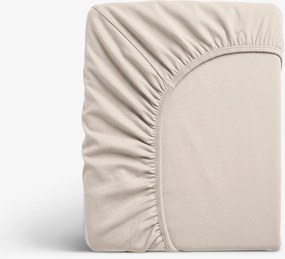Goldea jersey elastická plachta - latte 90 x 200 cm