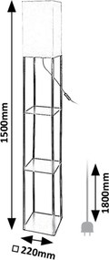 Rabalux BRONN stojacia lampa 74191