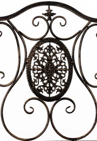 Kovová skladacia stolička Sibell - Bronzová