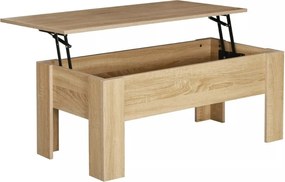 AKCIA Konferenčný stolík RIWA s výsuvnou doskou 100x50 cm, dub