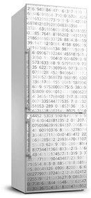 Nálepka fototapety na chladničku Binárny kód FridgeStick-70x190-f-83956134