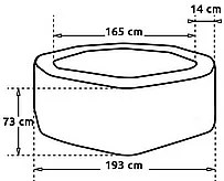 NETSPA Mobilná vírivka SPECIAL SET OCTOPUS (1000L)
